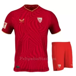 Sevilla FC Pelipaita Lasten Vieras 2023-2024 Sevilla FC Pelipaita Lasten Vieras 2023-2024