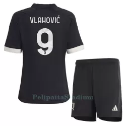 Juventus Vlahovic 9 Pelipaita Lasten Kolmas 2023-2024 Juventus Vlahovic 9 Pelipaita Lasten Kolmas 2023-2024
