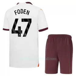 Manchester City Foden 47 Pelipaita Lasten Vieras 2023-2024 Manchester City Foden 47 Pelipaita Lasten Vieras 2023-2024