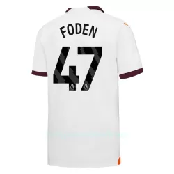 Manchester City Foden 47 Pelipaita Miesten Vieras 2023-2024 Manchester City Foden 47 Pelipaita Miesten Vieras 2023-2024