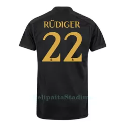 Real Madrid Rudiger 22 Pelipaita Miesten Kolmas 2023-2024 Real Madrid Rudiger 22 Pelipaita Miesten Kolmas 2023-2024