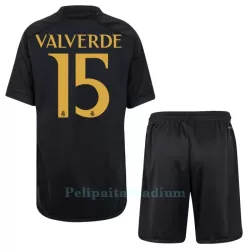Real Madrid Valverde 15 Pelipaita Lasten Kolmas 2023-2024 Real Madrid Valverde 15 Pelipaita Lasten Kolmas 2023-2024
