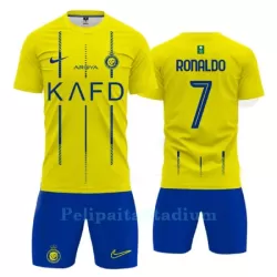Al-Nassr FC Ronaldo 7 Pelipaita Lasten Koti 2023-2024 Al-Nassr FC Ronaldo 7 Pelipaita Lasten Koti 2023-2024