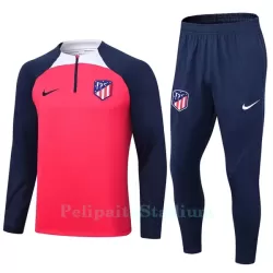 Atlético Madrid Miesten Harjoittelu Verryttelypuku Neljännes Zip 2023-2024 Punainen Atlético Madrid Miesten Harjoittelu Verryttelypuku Neljännes Zip 2023-2024 Punainen
