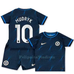 Chelsea Mudryk 10 Pelipaita Lasten Vieras 2023-2024 Chelsea Mudryk 10 Pelipaita Lasten Vieras 2023-2024