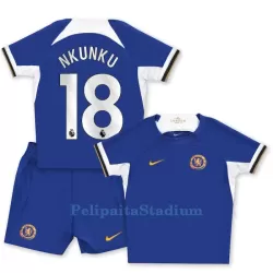 Chelsea Nkunku 18 Pelipaita Lasten Koti 2023-2024 Chelsea Nkunku 18 Pelipaita Lasten Koti 2023-2024