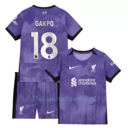 Liverpool Gakpo 18 Pelipaita Lasten Kolmas 2023-2024 Liverpool Gakpo 18 Pelipaita Lasten Kolmas 2023-2024