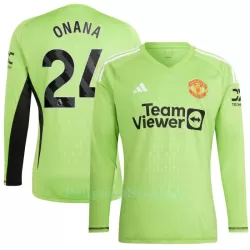 Manchester United Onana 24 Maalivahdin Pelipaita Miesten Koti 2023-2024 Pitkähihainen Manchester United Onana 24 Maalivahdin Pelipaita Miesten Koti 2023-2024 Pitkähihainen