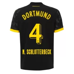 Borussia Dortmund N. Schlotterbeck 4 Pelipaita Miesten Vieras 2023-2024