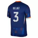 Alankomaat De Ligt 3 Pelipaita Miesten Vieras Euro 2024