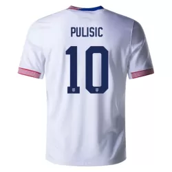 USA Pulisic 10 Pelipaita Miesten Koti 2024 USA Pulisic 10 Pelipaita Miesten Koti 2024
