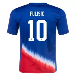 USA Pulisic 10 Pelipaita Miesten Vieras 2024 USA Pulisic 10 Pelipaita Miesten Vieras 2024