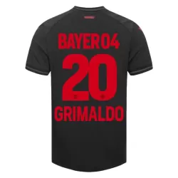 Bayer 04 Leverkusen Alejandro Grimaldo 20 Pelipaita Miesten Koti 2023-2024 Bayer 04 Leverkusen Alejandro Grimaldo 20 Pelipaita Miesten Koti 2023-2024