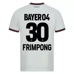 Bayer 04 Leverkusen Jeremie Frimpong 30 Pelipaita Miesten Vieras 2023-2024 Bayer 04 Leverkusen Jeremie Frimpong 30 Pelipaita Miesten Vieras 2023-2024