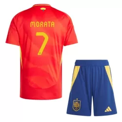 Espanja Alvaro Morata 7 Pelipaita Lasten Koti Euro 2024 Espanja Alvaro Morata 7 Pelipaita Lasten Koti Euro 2024