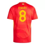Espanja Fabian Ruiz 8 Pelipaita Miesten Koti Euro 2024