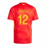 Espanja Joselu 12 Pelipaita Miesten Koti Euro 2024