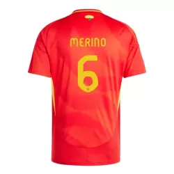Espanja Mikel Merino 6 Pelipaita Miesten Koti Euro 2024 Espanja Mikel Merino 6 Pelipaita Miesten Koti Euro 2024