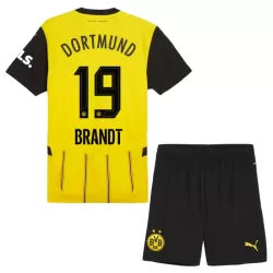 Borussia Dortmund Brandt 19 Pelipaita Lasten Koti 2024-2025 Borussia Dortmund Brandt 19 Pelipaita Lasten Koti 2024-2025