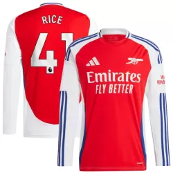Arsenal Rice 41 Pitkähihainen Pelipaita Miesten Koti 2024-2025 Arsenal Rice 41 Pitkähihainen Pelipaita Miesten Koti 2024-2025
