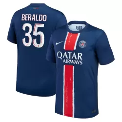 Paris Saint-Germain Lucas Beraldo 35 Pelipaita Miesten Koti 2024-2025 Paris Saint-Germain Lucas Beraldo 35 Pelipaita Miesten Koti 2024-2025