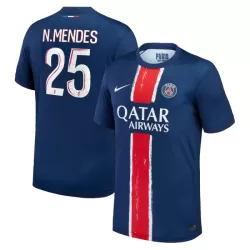 Paris Saint-Germain Nuno Mendes 25 Pelipaita Miesten Koti 2024-2025 Paris Saint-Germain Nuno Mendes 25 Pelipaita Miesten Koti 2024-2025