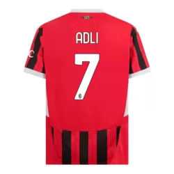 AC Milan Adli 7 Pelipaita Miesten Koti 2024-2025 AC Milan Adli 7 Pelipaita Miesten Koti 2024-2025