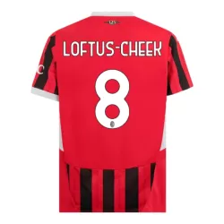 AC Milan Loftus-Cheek 8 Pelipaita Miesten Koti 2024-2025 AC Milan Loftus-Cheek 8 Pelipaita Miesten Koti 2024-2025
