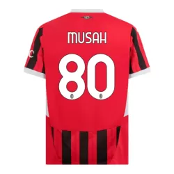 AC Milan Musah 80 Pelipaita Miesten Koti 2024-2025 AC Milan Musah 80 Pelipaita Miesten Koti 2024-2025