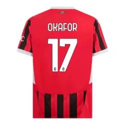 AC Milan Okafor 17 Pelipaita Miesten Koti 2024-2025 AC Milan Okafor 17 Pelipaita Miesten Koti 2024-2025