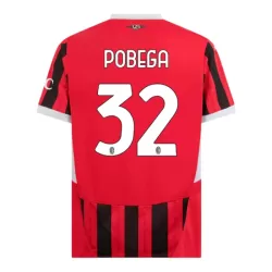 AC Milan Pobega 32 Pelipaita Miesten Koti 2024-2025 AC Milan Pobega 32 Pelipaita Miesten Koti 2024-2025