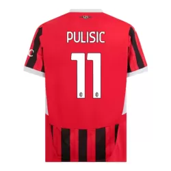 AC Milan Pulisic 11 Pelipaita Miesten Koti 2024-2025 AC Milan Pulisic 11 Pelipaita Miesten Koti 2024-2025