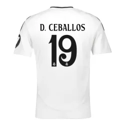 Real Madrid D. Ceballos 19 Pelipaita Miesten Koti 2024-2025 Real Madrid D. Ceballos 19 Pelipaita Miesten Koti 2024-2025