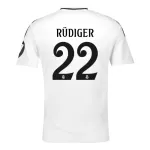 Real Madrid Rudiger 22 Pelipaita Miesten Koti 2024-2025