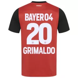 Bayer 04 Leverkusen Alejandro Grimaldo 20 Pelipaita Miesten Koti 2024-2025 Bayer 04 Leverkusen Alejandro Grimaldo 20 Pelipaita Miesten Koti 2024-2025