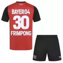 Bayer 04 Leverkusen Jeremie Frimpong 30 Pelipaita Lasten Koti 2024-2025 Bayer 04 Leverkusen Jeremie Frimpong 30 Pelipaita Lasten Koti 2024-2025