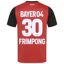 Bayer 04 Leverkusen Jeremie Frimpong 30 Pelipaita Miesten Koti 2024-2025 Bayer 04 Leverkusen Jeremie Frimpong 30 Pelipaita Miesten Koti 2024-2025