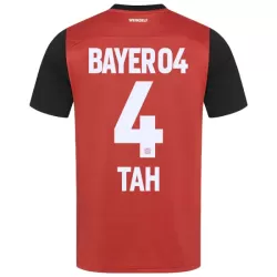 Bayer 04 Leverkusen Jonathan Tah 4 Pelipaita Miesten Koti 2024-2025 Bayer 04 Leverkusen Jonathan Tah 4 Pelipaita Miesten Koti 2024-2025
