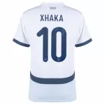 Sveitsi Xhaka 10 Pelipaita Miesten Vieras Euro 2024