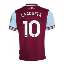 West Ham United L. Paqueta 10 Pelipaita Miesten Koti 2024-2025 West Ham United L. Paqueta 10 Pelipaita Miesten Koti 2024-2025