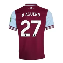 West Ham United N. Aguerd 27 Pelipaita Miesten Koti 2024-2025 West Ham United N. Aguerd 27 Pelipaita Miesten Koti 2024-2025