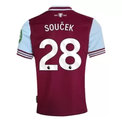 West Ham United Soucek 28 Pelipaita Miesten Koti 2024-2025 West Ham United Soucek 28 Pelipaita Miesten Koti 2024-2025