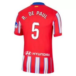 Atlético Madrid R. De Paul 5 Pelipaita Miesten Koti 2024-2025 Atlético Madrid R. De Paul 5 Pelipaita Miesten Koti 2024-2025