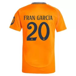 Real Madrid Fran Garcia 20 Pelipaita Miesten Vieras 2024-2025 Real Madrid Fran Garcia 20 Pelipaita Miesten Vieras 2024-2025