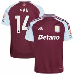 Aston Villa Pau 14 Pelipaita Miesten Koti 2024-2025 Aston Villa Pau 14 Pelipaita Miesten Koti 2024-2025