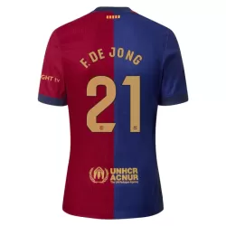 FC Barcelona Frenkie de Jong 21 Pelipaita Miesten Koti 2024-2025 FC Barcelona Frenkie de Jong 21 Pelipaita Miesten Koti 2024-2025