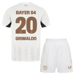 Bayer 04 Leverkusen Alejandro Grimaldo 20 Pelipaita Lasten Vieras 2024-2025 Bayer 04 Leverkusen Alejandro Grimaldo 20 Pelipaita Lasten Vieras 2024-2025