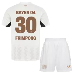 Bayer 04 Leverkusen Jeremie Frimpong 30 Pelipaita Lasten Vieras 2024-2025 Bayer 04 Leverkusen Jeremie Frimpong 30 Pelipaita Lasten Vieras 2024-2025