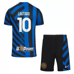 Inter Milan Lautaro Martinez 10 Pelipaita Lasten Koti 2024-2025 Inter Milan Lautaro Martinez 10 Pelipaita Lasten Koti 2024-2025