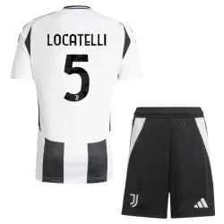 Juventus Locatelli 5 Pelipaita Lasten Koti 2024-2025 Juventus Locatelli 5 Pelipaita Lasten Koti 2024-2025